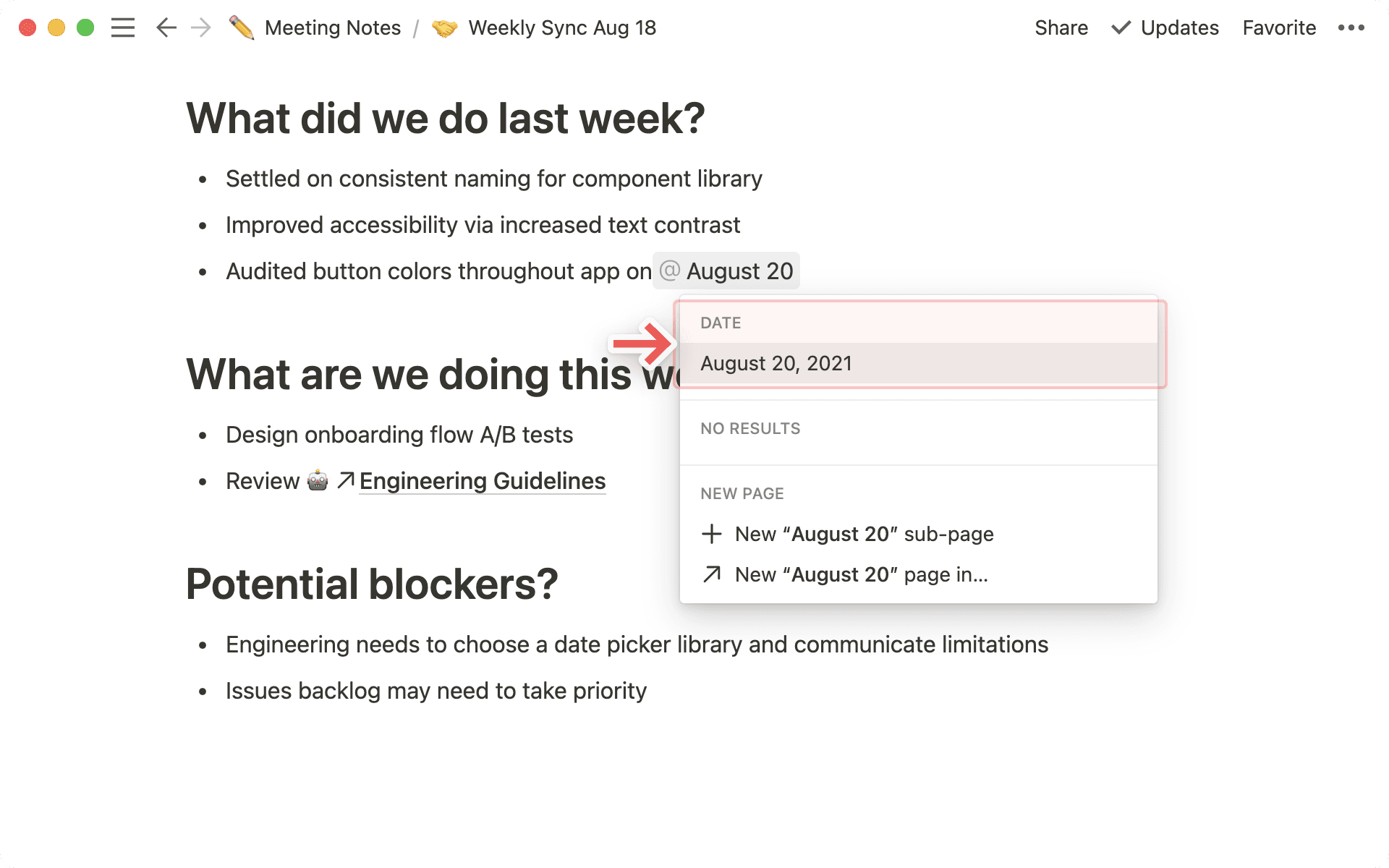 Mentions – mention date