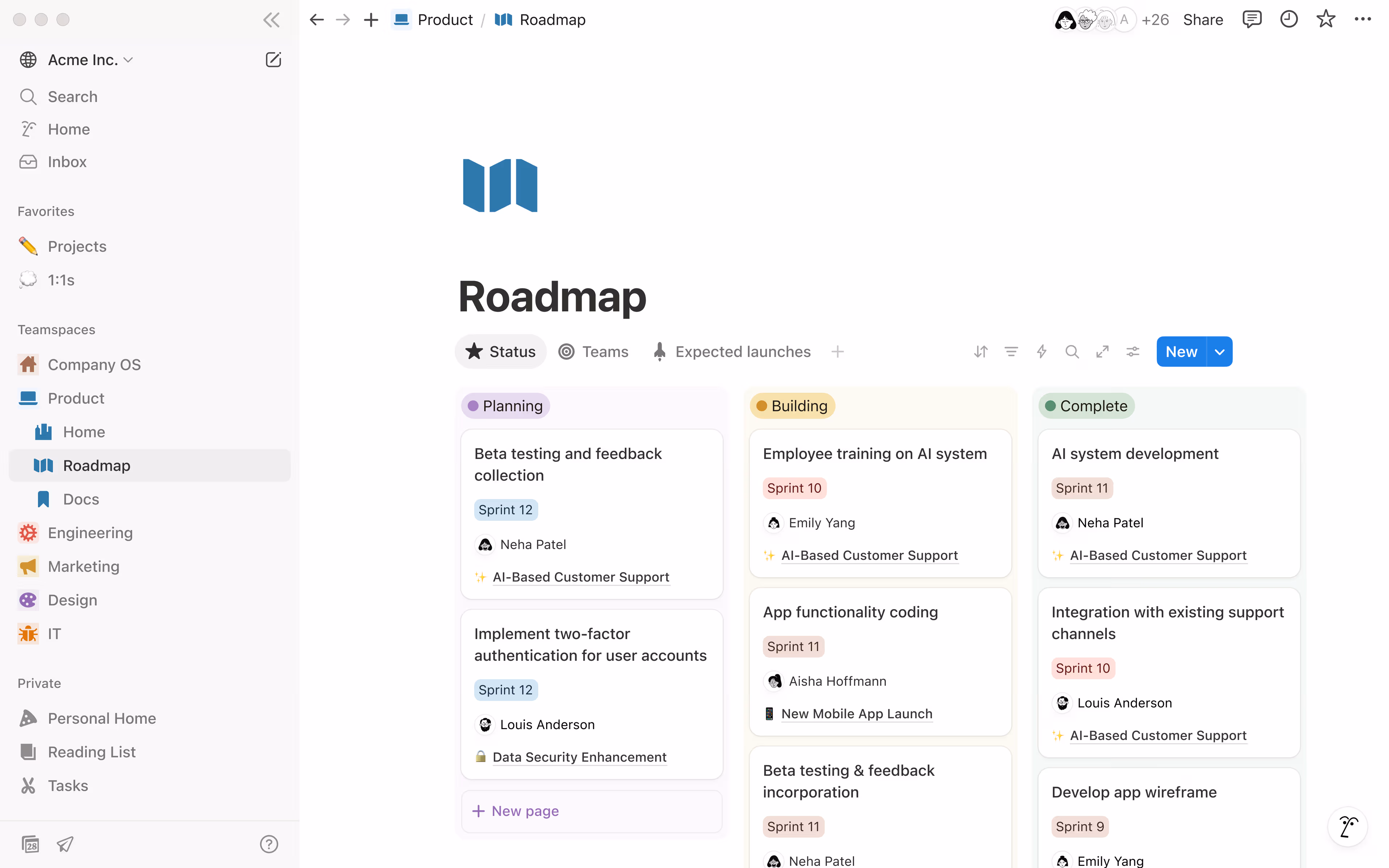 Wiki perusahaan Acme Inc