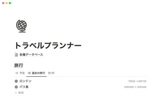 トラベルプランナー