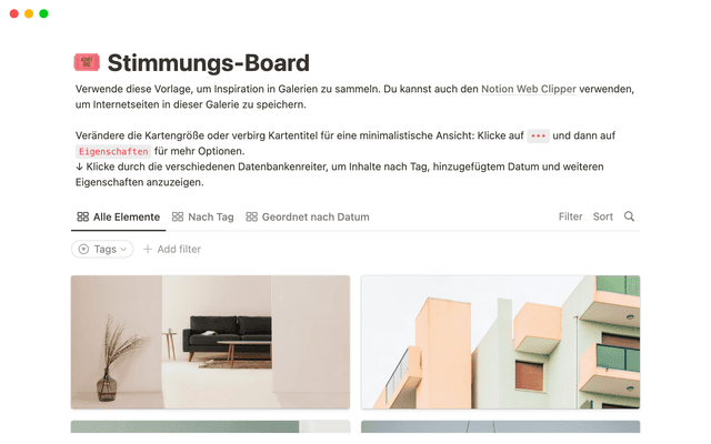 Marketing Mood-Board