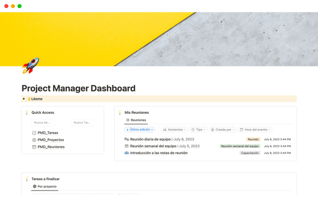 Project Manager Dashboard